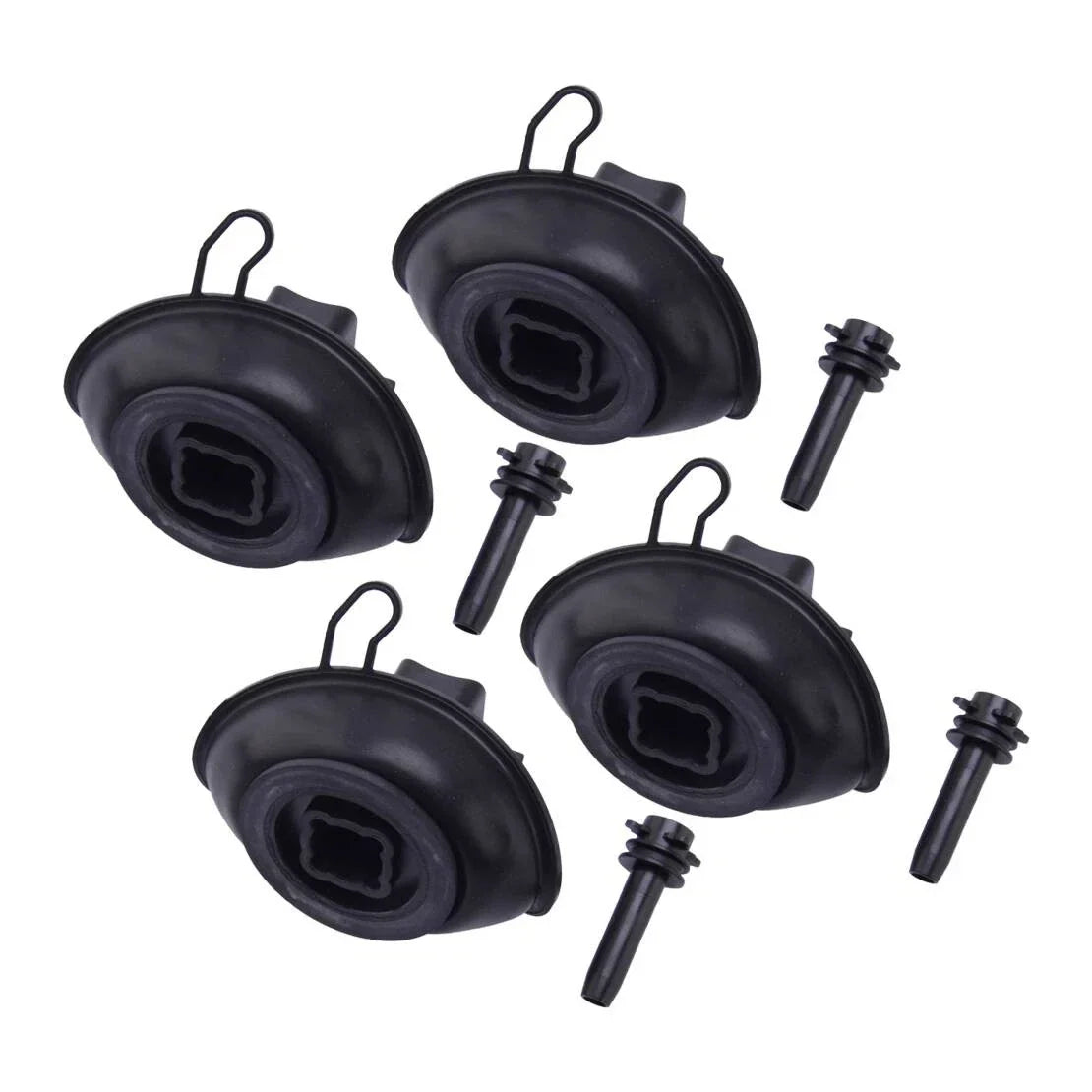 4 x Carburetor Vacuum Piston Diaphragms for Honda XRV750 Africa Twin (1990-2003)