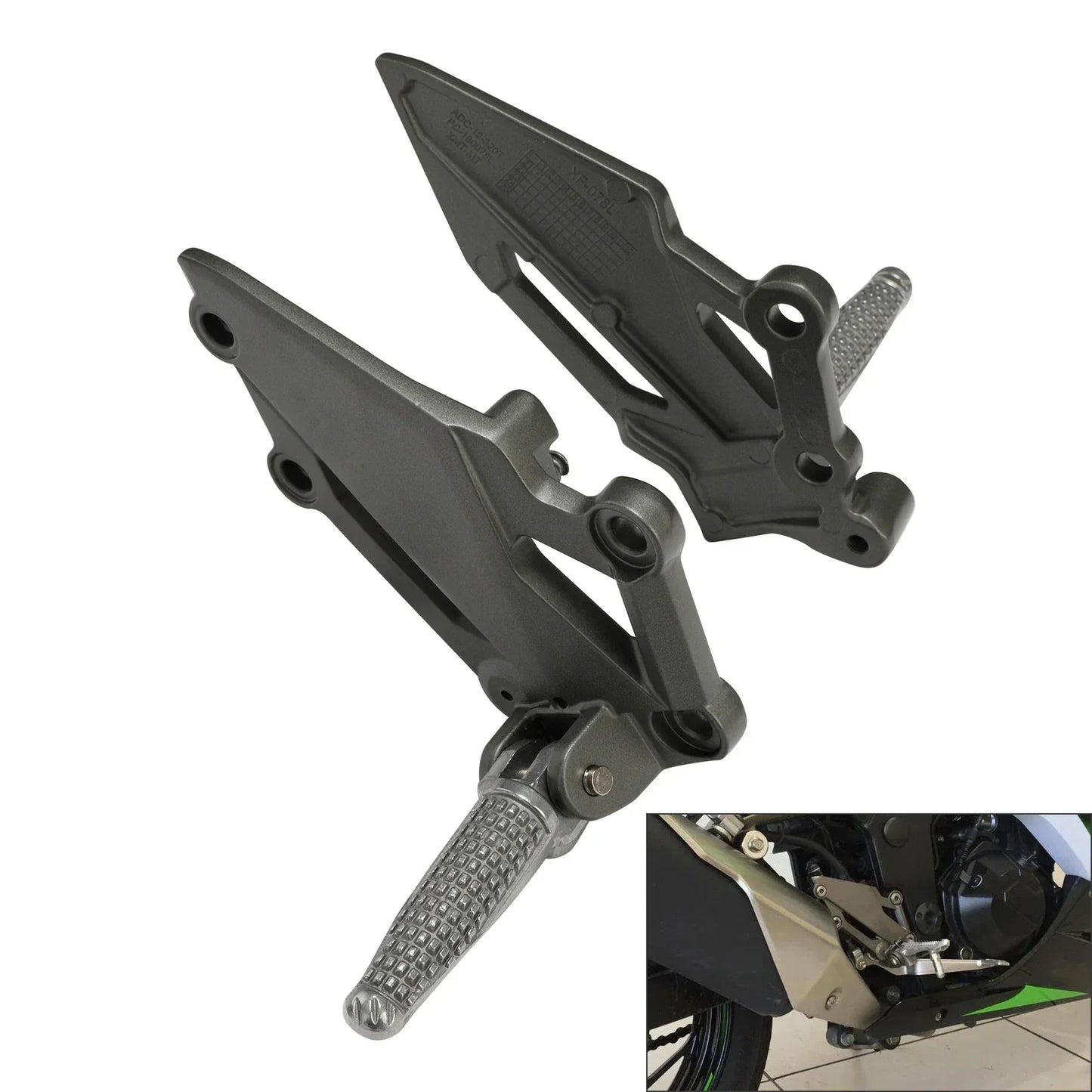 Rider Driver Footpeg Bracket for Kawasaki NINJA 300 EX300 (2013-2017)