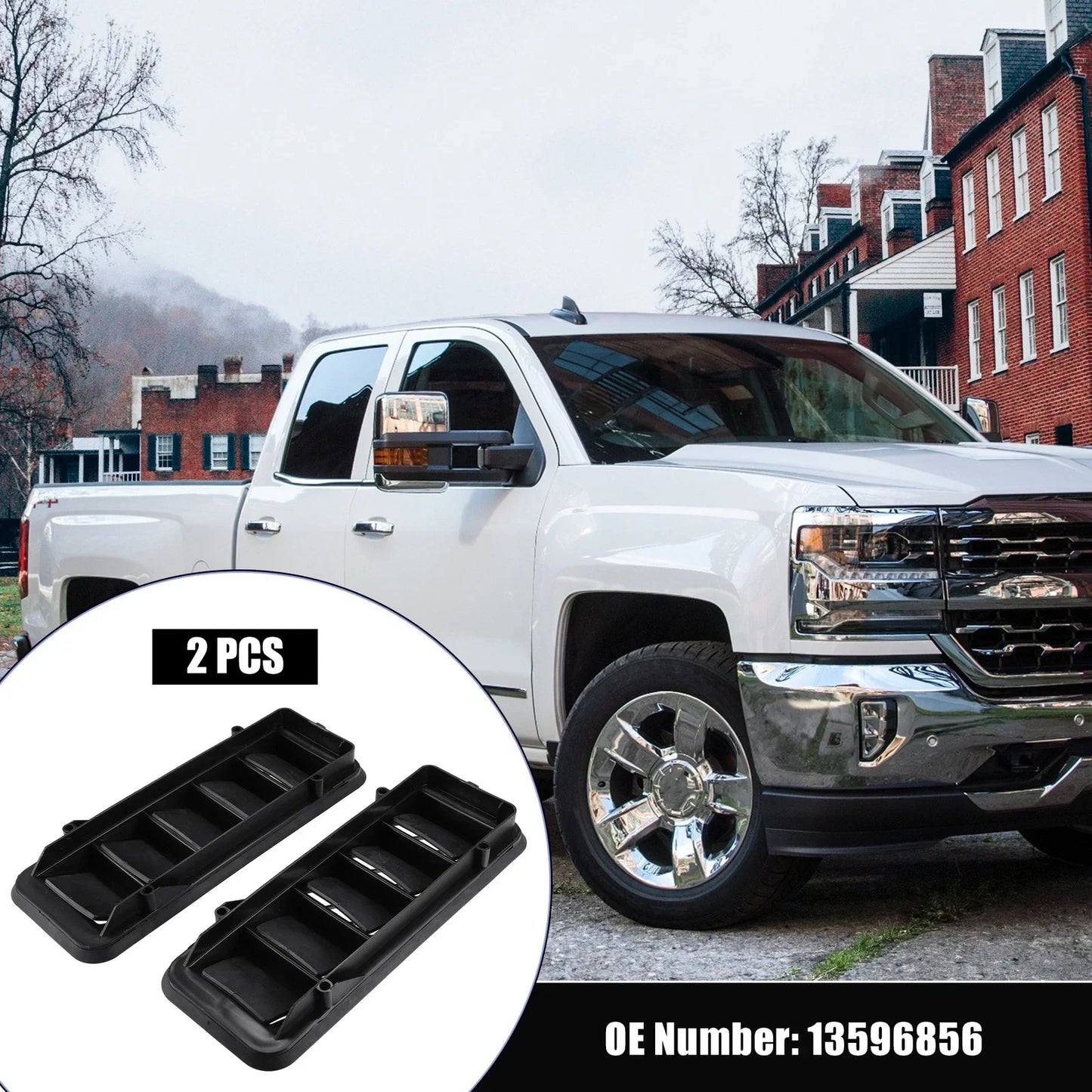 Back Panel Air Vent Grille for GMC Chevrolet Silverado  2 x Pieces
