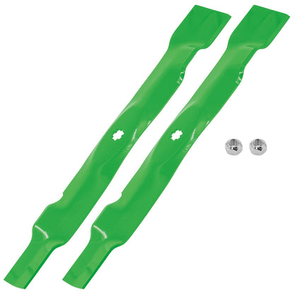 Deck Mulching Blade and Nut Replacement for John Deere X500 X520 (2000–2016)