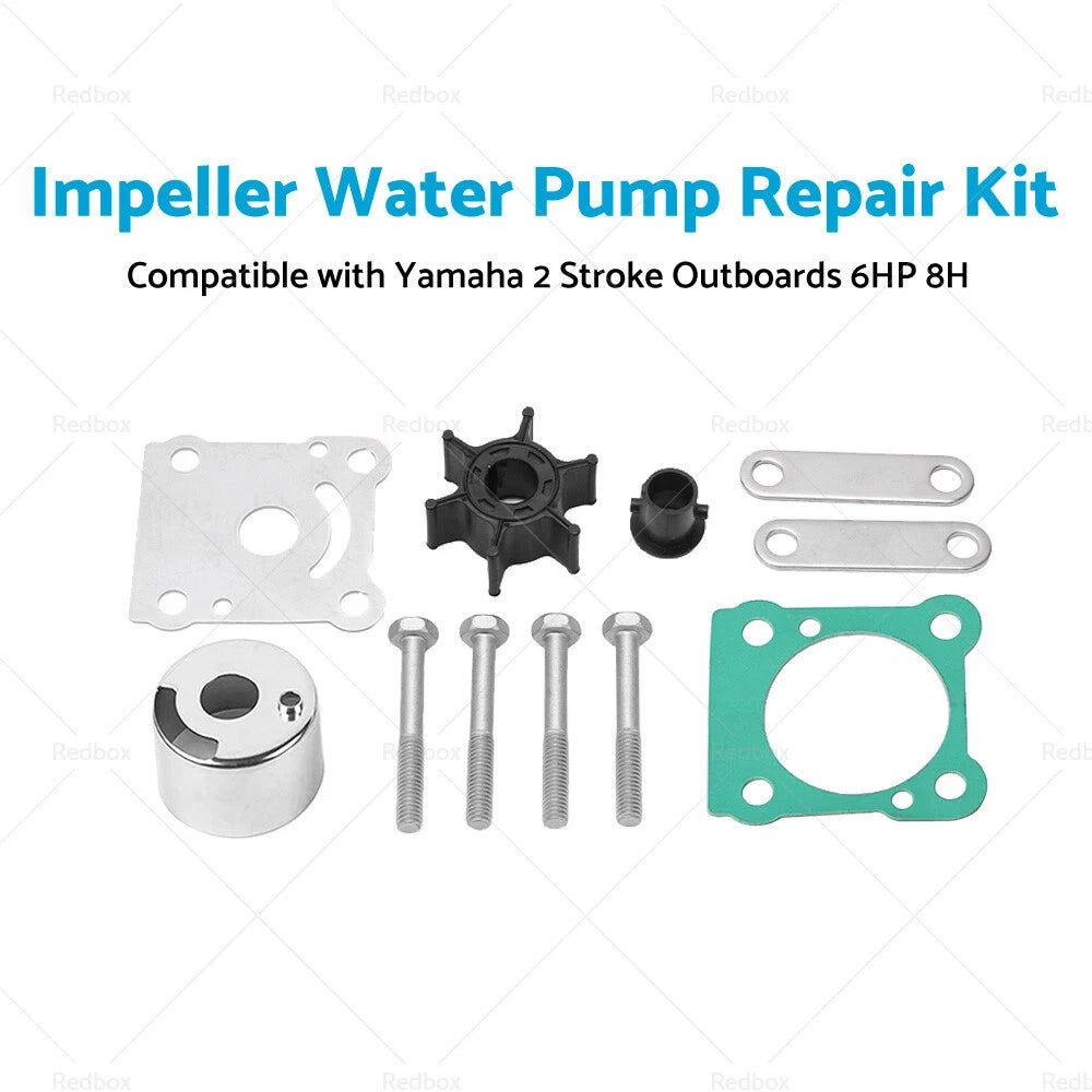 Impeller Water Pump Repair Kit for Yamaha 6, 8hp Outboard