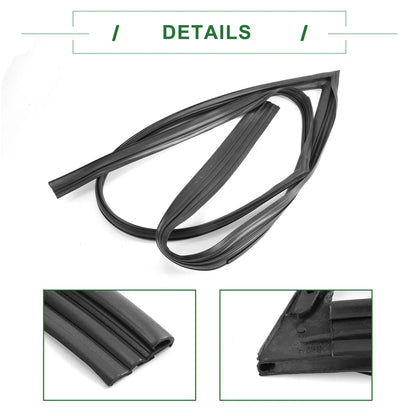Front Left Door Window Run Channel Seal Strip for Honda Accord (2003-2007)