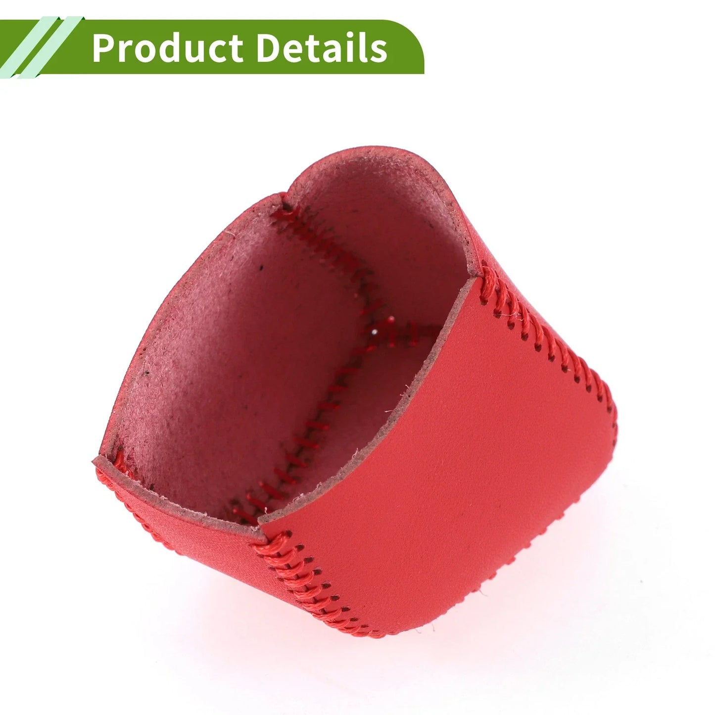 Car Gear Shift Knob Cover for Lexus RX350 2023-2024 Red Faux Leather