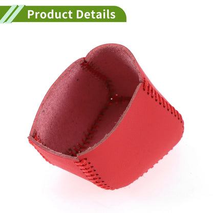 Car Gear Shift Knob Cover for Lexus RX350 2023-2024 Red Faux Leather