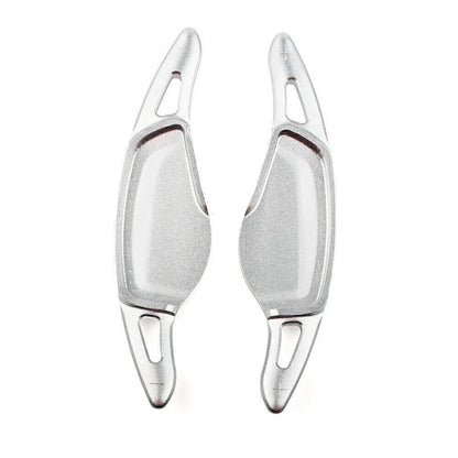 Silver Steering Wheel Paddle Shifter Extensions for BMW 5 7 Series X3 X4 X5 (2001-2023)
