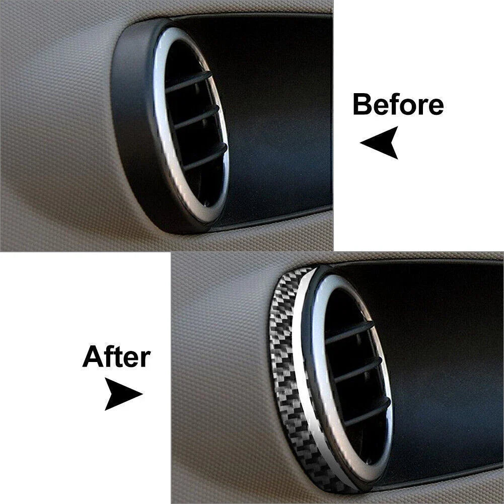 Carbon Fiber Interior Door Air Condition Frame Trim for Nissan 350Z (2003-09)