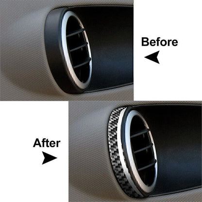Carbon Fiber Interior Door Air Condition Frame Trim for Nissan 350Z (2003-09)