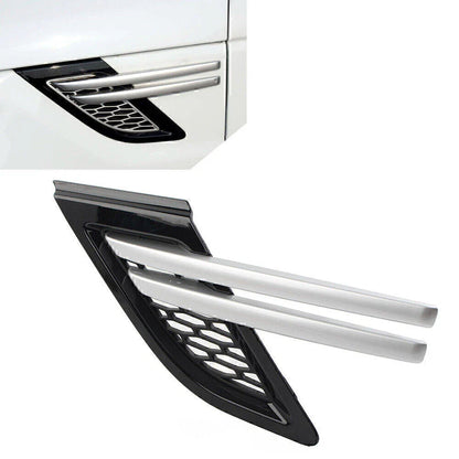 Black Front Fender Air Vents for Land Rover Range Rover Sport (2006-2013)