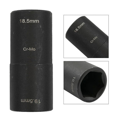 1/2 Dr Damaged Lug Socket Tool, Deep Length Flip Impact-Set