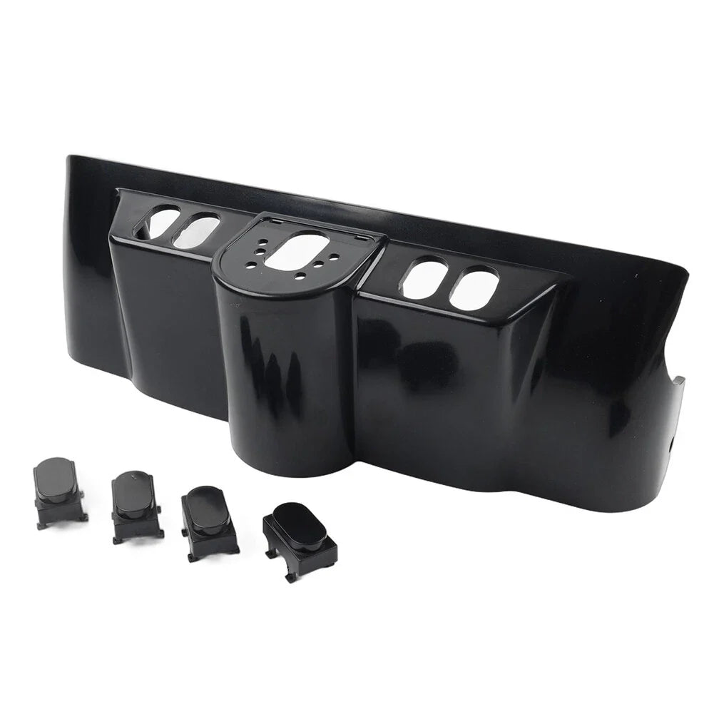 Unpainted Black Inner Fairing Switch Caps for Harley Electra Glide (1996-2013)