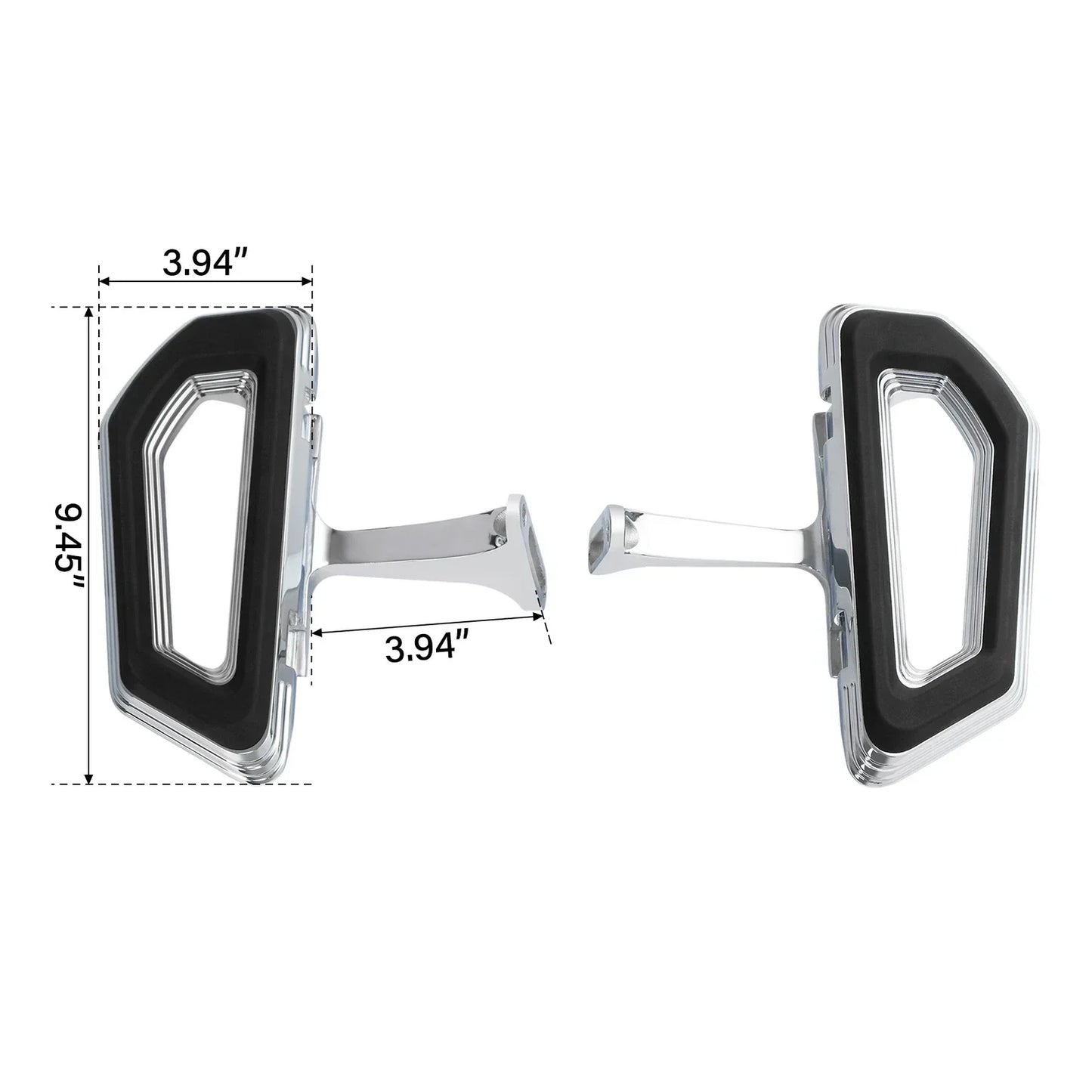 Passenger Floorboard Footboards for Harley Touring Street Road Glide