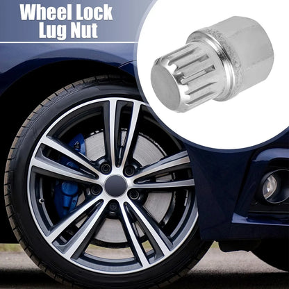 Solid Auto Anti Theft Wheel Lock Lug Nut Screw Removal Key for BMW