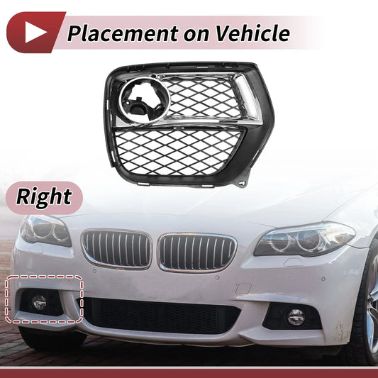 1 Pc Front Right Fog Light Grill for BMW X6 (2012-2014)