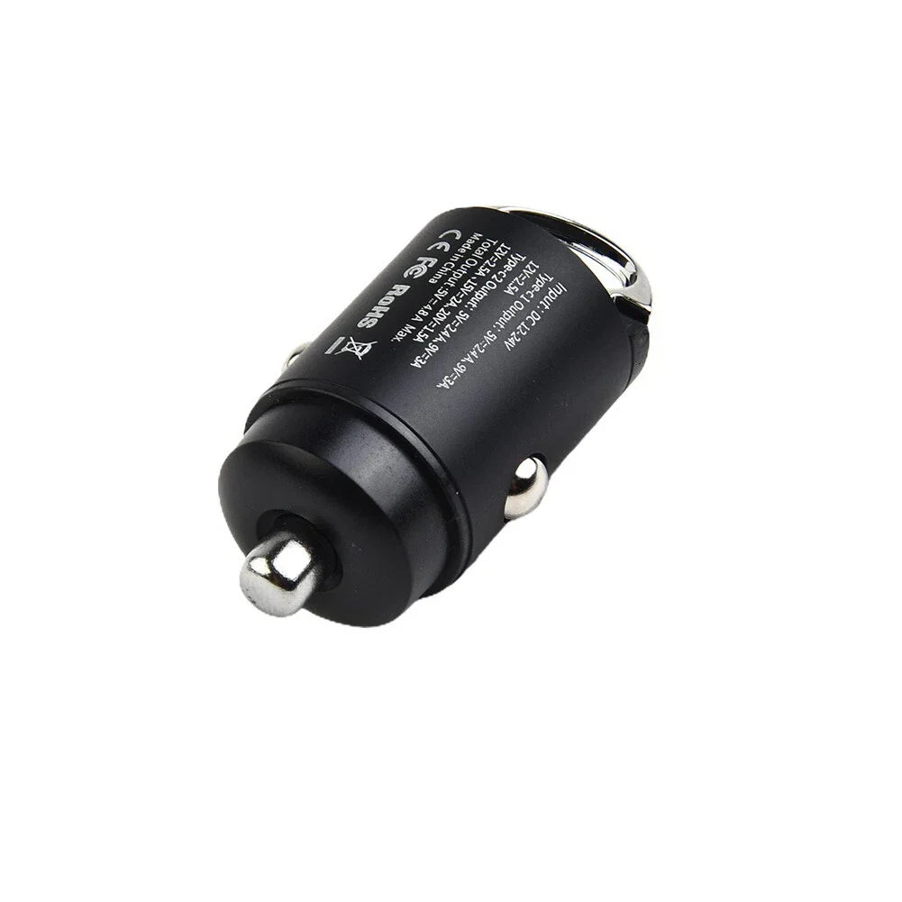 Adapter Car Phone Charger Connection Dual USB Fast Charging for Car