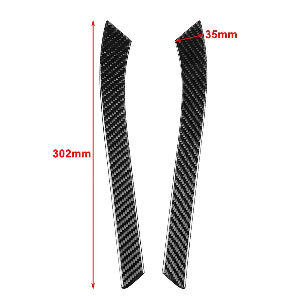 Carbon Fiber Black Gear Shift Side Trim Cover for Cadillac CTS (2008-2013)