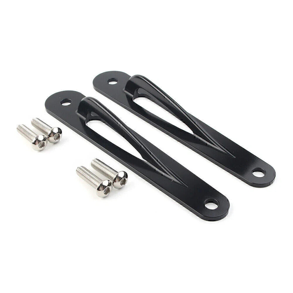 Black Custom Tie-Down Brackets for Harley Touring Ultra Limited (2014-2023)