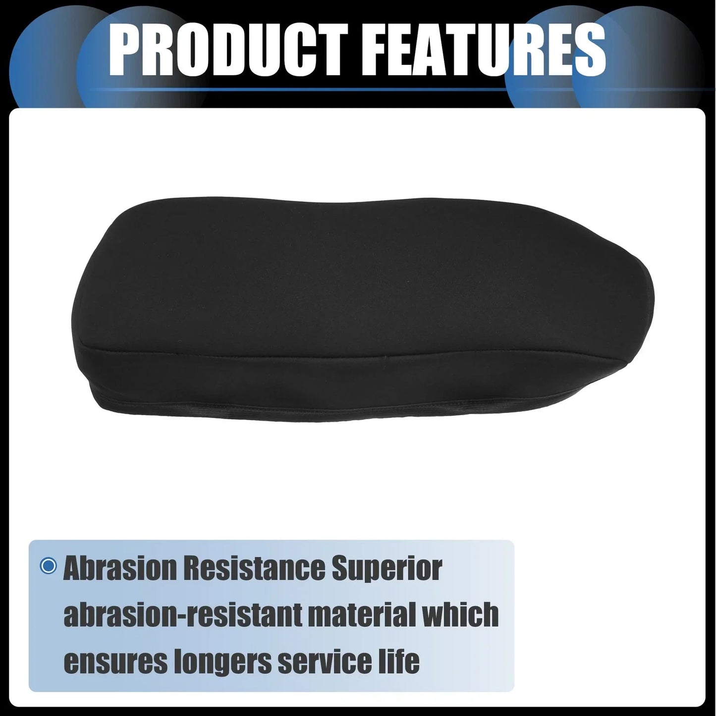 Armrest Protector Cover Pad for Lexus ES350 (2008-2012) Black 1 x Pc