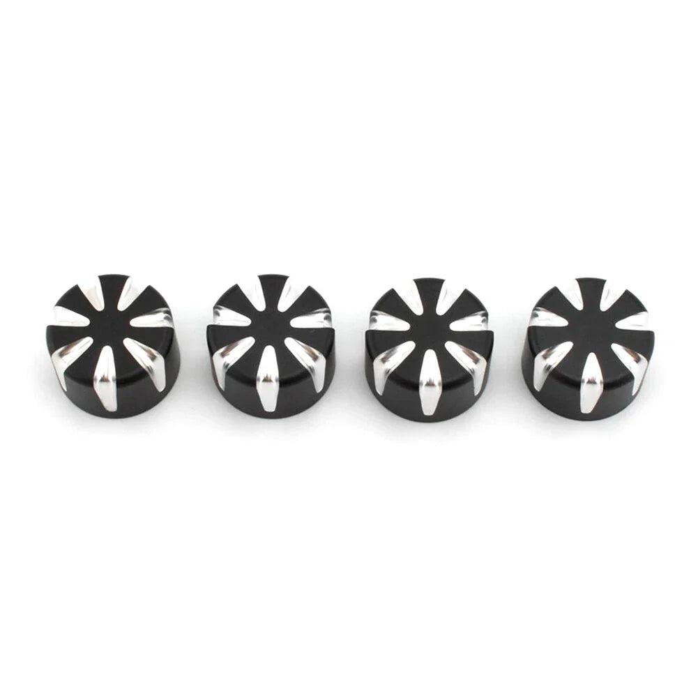 4 Pcs Aluminum Head Bolt Cover Caps for T120 Thruxton Scrambler (2016-2023)