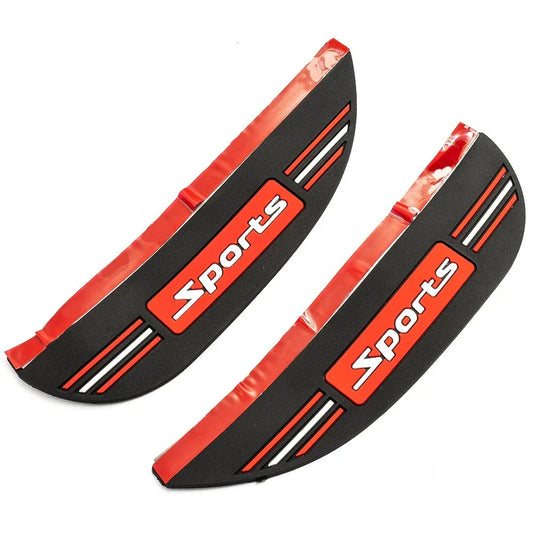 2 x Rear View Mirror Rain Eyebrow Board Rain Remover Cover for Car