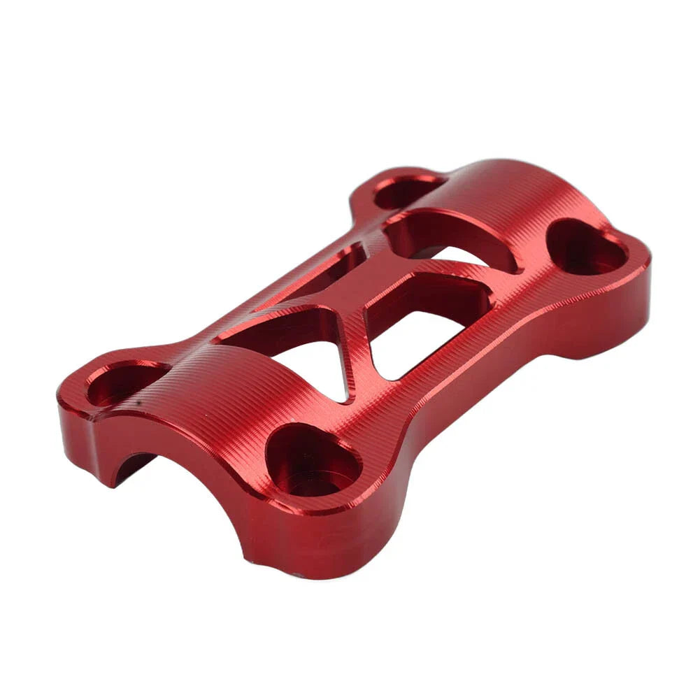 Red Handlebar Riser Mount Clamp Cover for Honda CB500X (2019-2022)