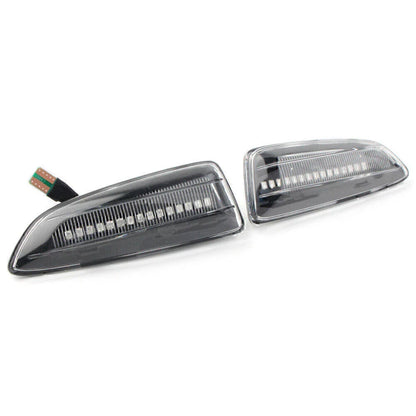 Clear Dynamic Amber LED Front Side Marker Lights for Opel Astra (2010-2019)