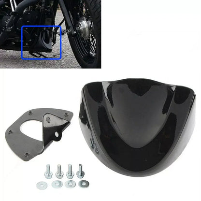 Gloss Black Front Chin Spoiler for Harley Dyna (2006-2017)