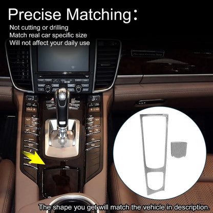 ABS Gear Shift Knob Cover Sticker for Porsche Panamera (2010-2016) 1 Set