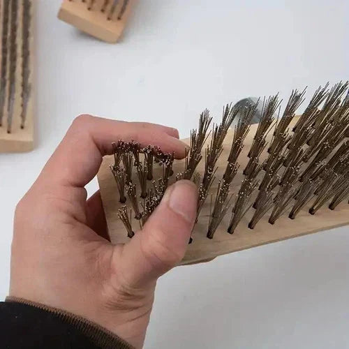 Heavy Duty Stainless Steel Wire Brush with Long Handle for Cleaning