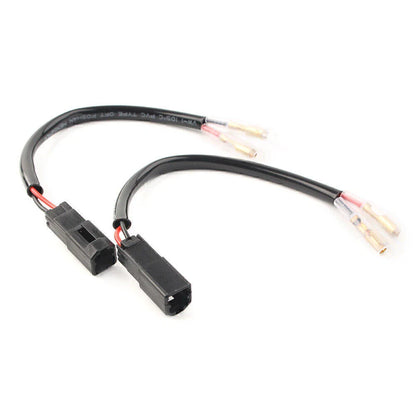 Turn Signal 2-Wire Connector Harness w/Sleeve for Ducati 848 1098 1198