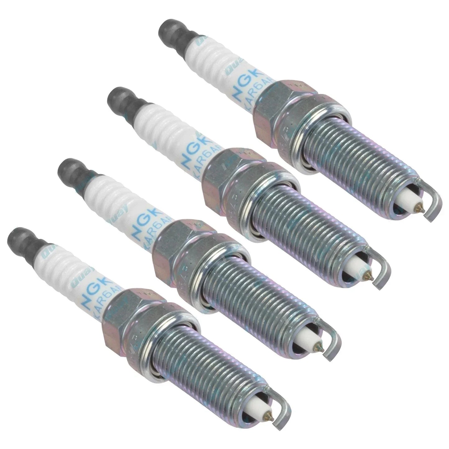 Set of 4 NGK Spark Plugs for Nissan Dualis J10 4 cyl 2.0L MR20DE 2007~2016