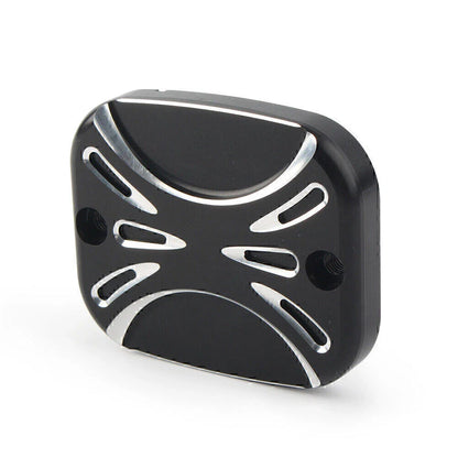 CNC Front Brake Reservoir Master Cylinder Cover for Harley Road King, Softail