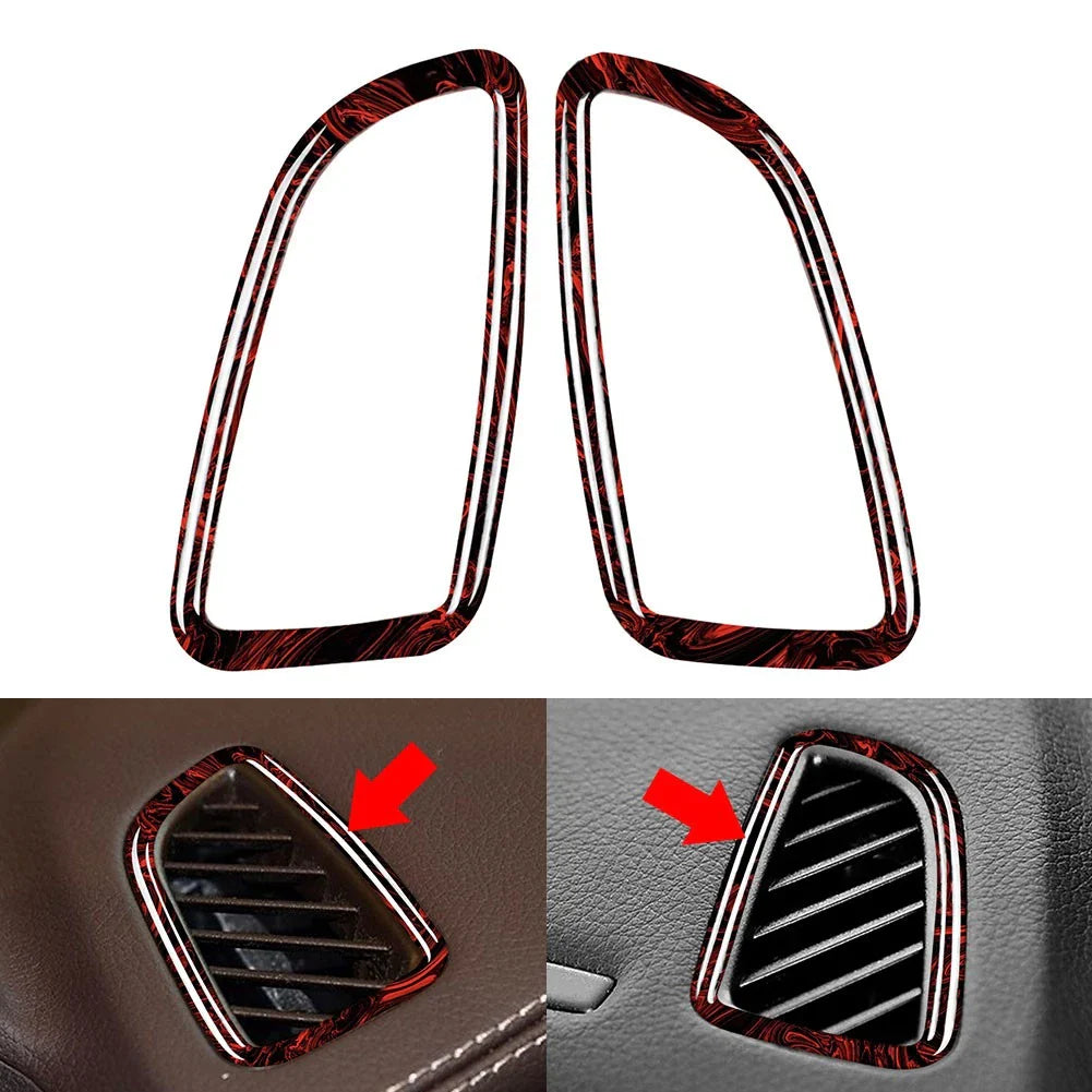 Fire Red Dashboard Air Vent Cover Trim for Benz C GLC Class (2015-2020)