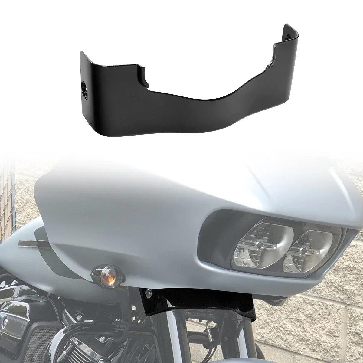 Black Outer Fairing Trim Skirt for Harley Davidson Road Glide (2015-2024)