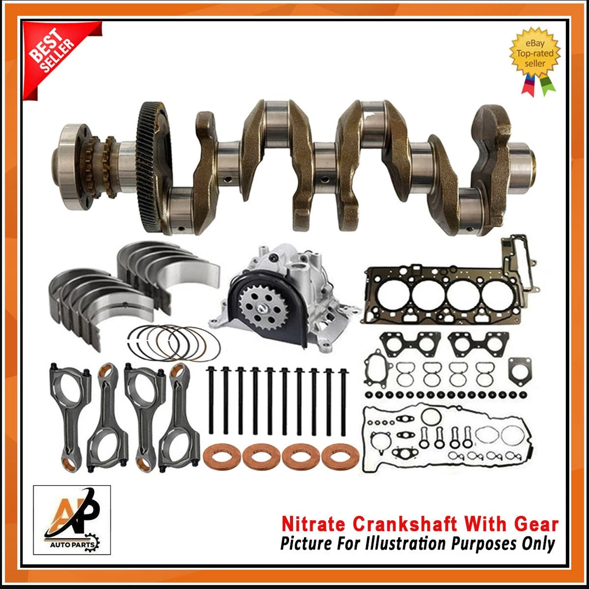 Crankshaft and Engine Conversion Kit for BMW 1 2 3 2.0 N47 (2007–2016)