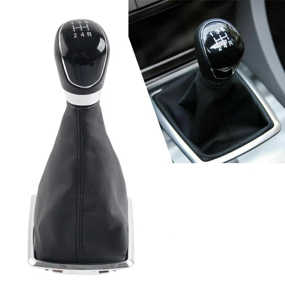 5/6 Speed Gear Knob with Leather Boot for Ford Focus Mk2 (2005-2012)