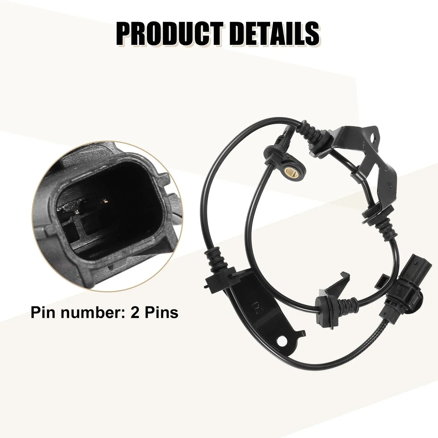 2 x ABS Wheel Speed Sensors for Honda Accord (2013-2017)