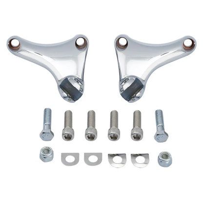 Chrome Passenger Footpeg Bracket for Harley Sportster 883 1200 (2004-2013)
