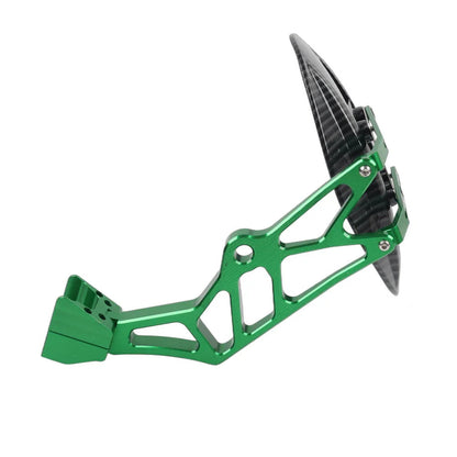 Green Carbon Fiber Rear Splash Mudguard w/Bracket for KAWASAKI Z1000/SX (14-20)