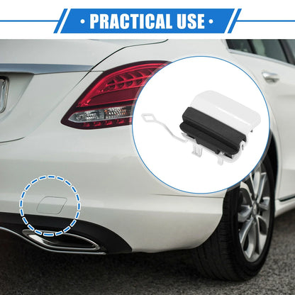 Rear Bumper Tow Hook Cap for Mercedes-Benz C300 Sport (2019-2021) White