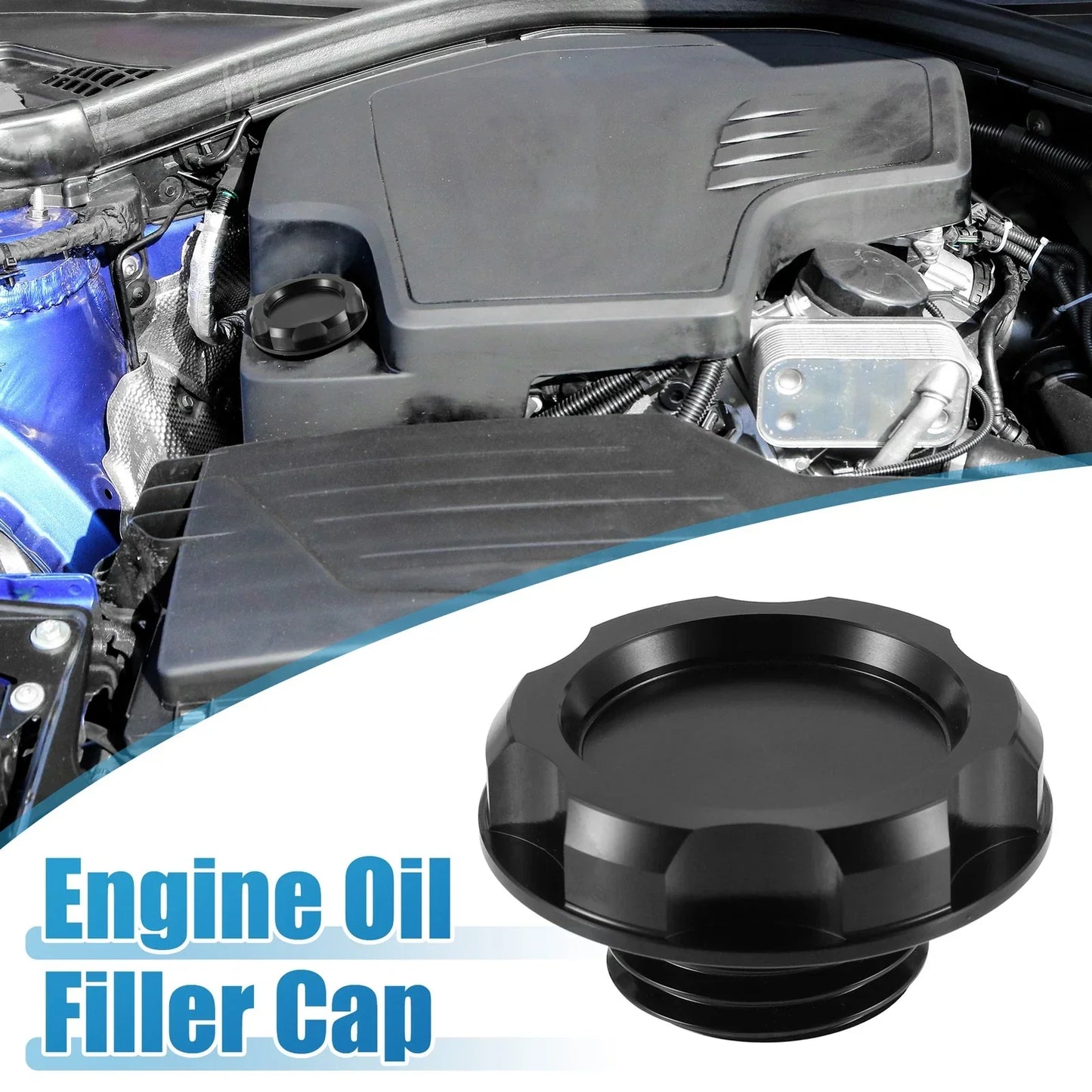 Oil Filler Cap Cover for Acura Integra GS LS (1994-2001) Black