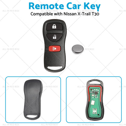 Remote Flip Key for Nissan X-Trail T30 (2002-2007) 433MHz Replacement