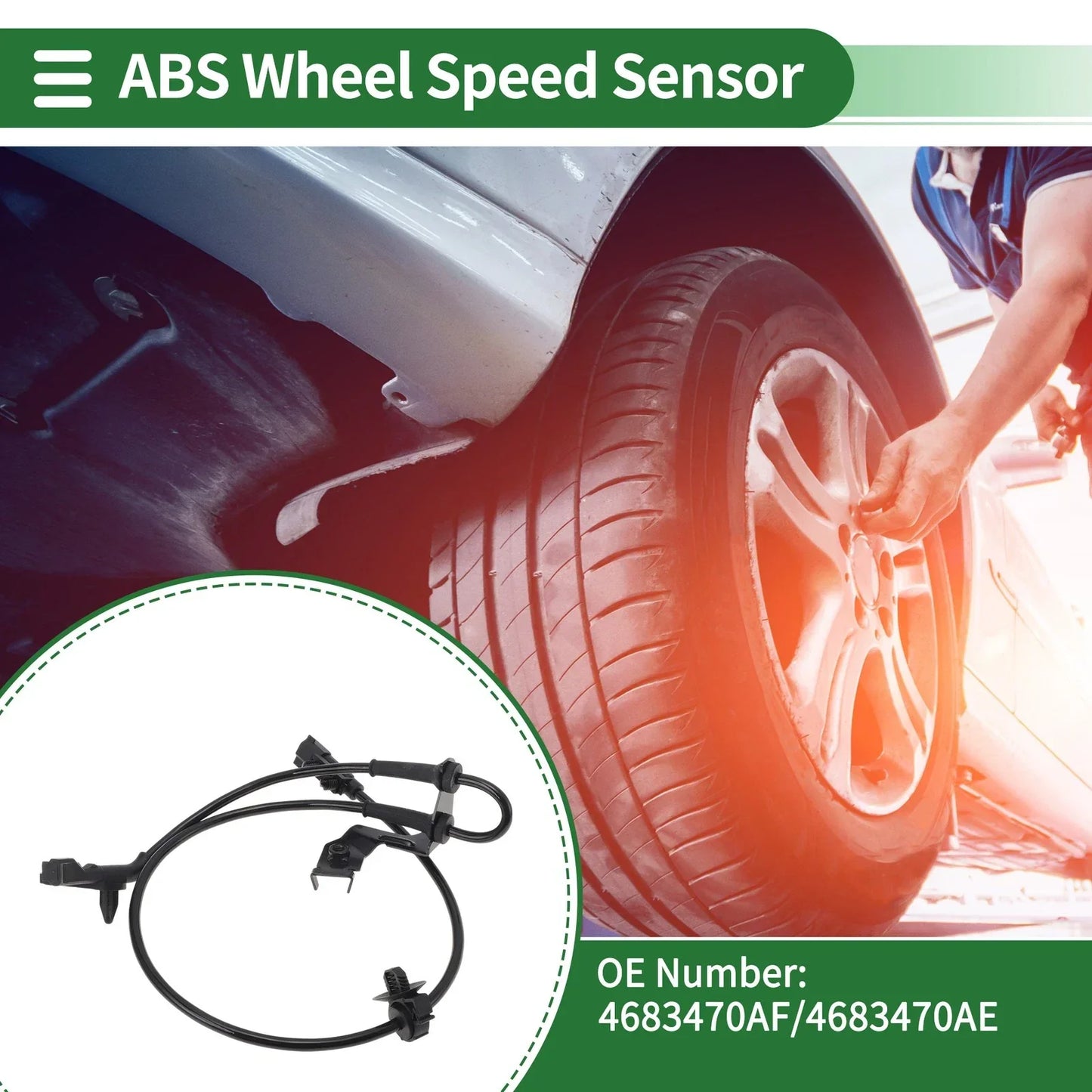 ABS Wheel Speed Sensor for Dodge Caravan Front Right (2011-2020)
