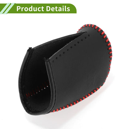 Gear Shift Knob Cover for Dodge Journey 2011-2020 Black Carbon Fiber Red