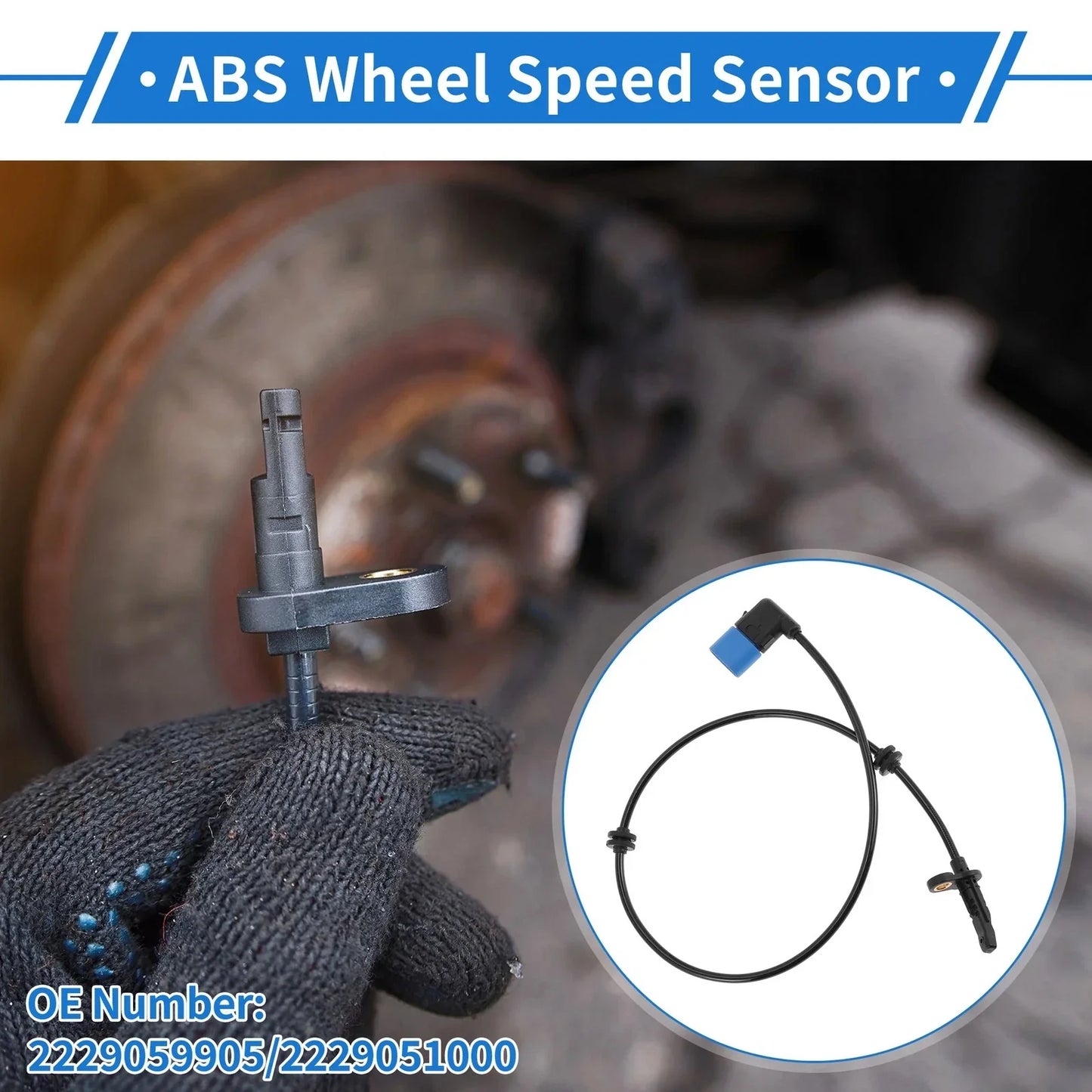 ABS Wheel Speed Sensor for Mercedes-Benz S65 AMG (2007-2013)