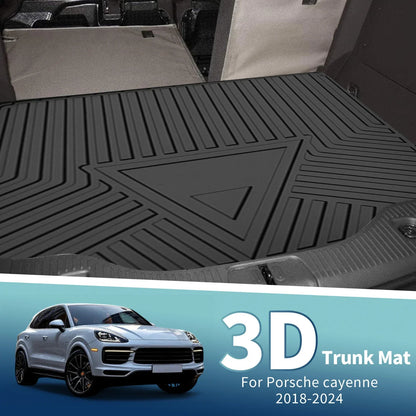 Flat Face Cargo Liner Rear Trunk Mat for Porsche Cayenne (2018-2024) 1 x Pc