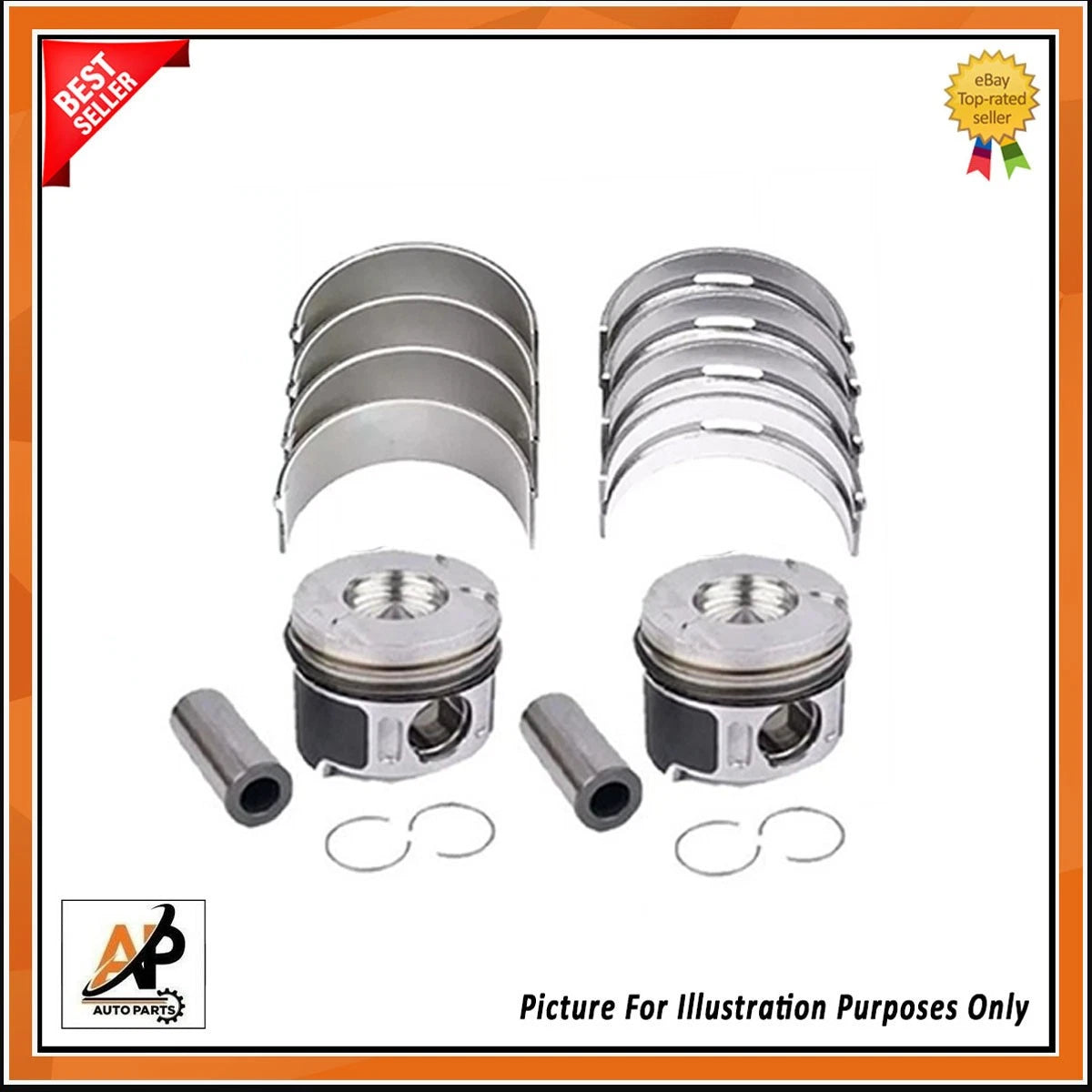 Engine Rebuild Kit for Mercedes OM611 Diesel Engine Fits Sprinter (1995–2006)