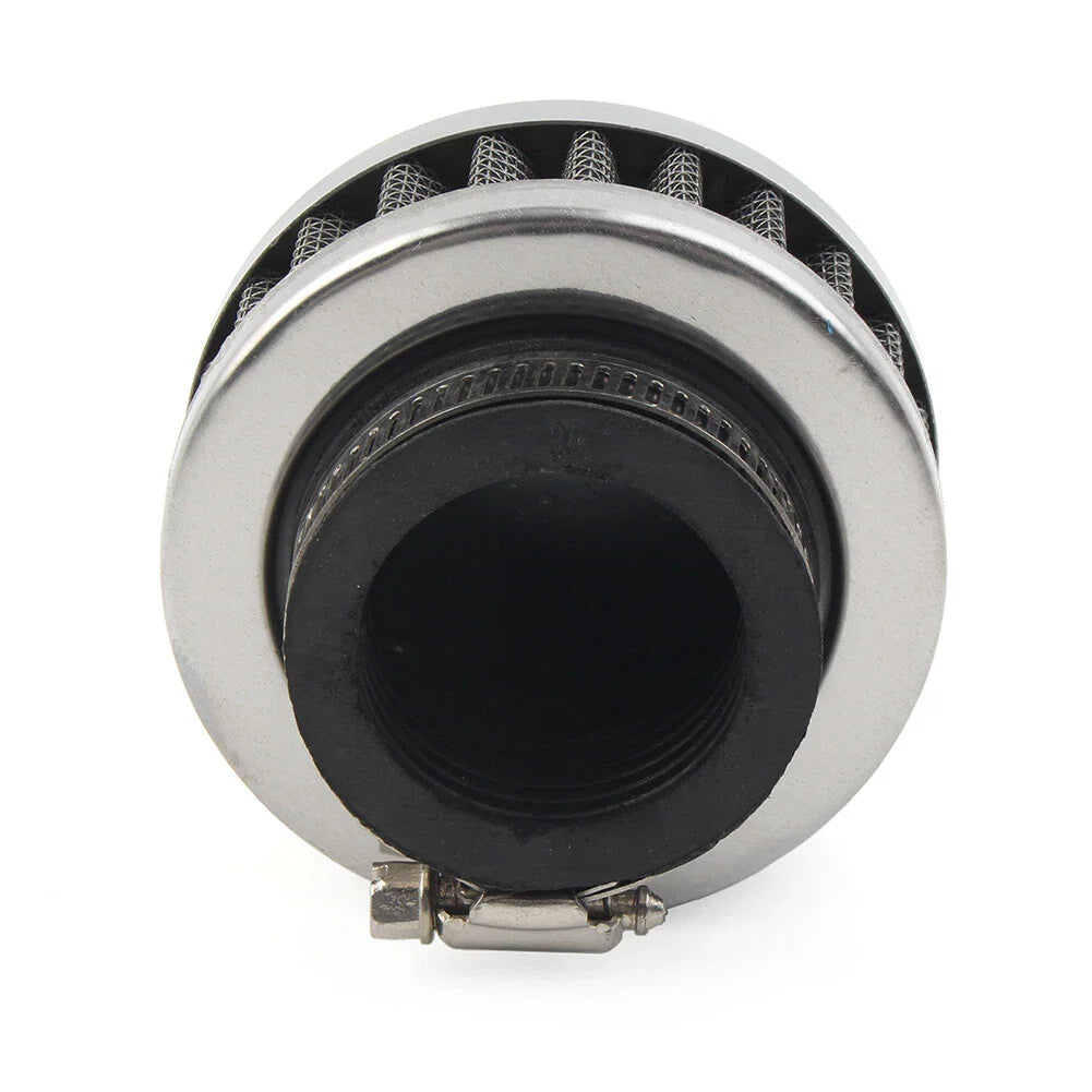 35mm Air Intake Filter Cleaner for Motorcycle - Stainless Steel Mesh