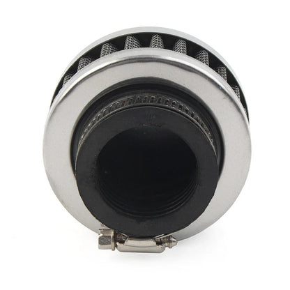 35mm Air Intake Filter Cleaner for Motorcycle - Stainless Steel Mesh