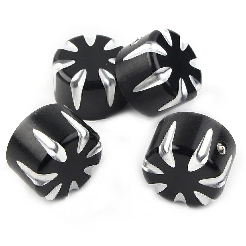 4 x CNC Motorcycle Engine Screw Topper Cover Caps for Harley 883