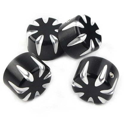 4 x CNC Motorcycle Engine Screw Topper Cover Caps for Harley 883